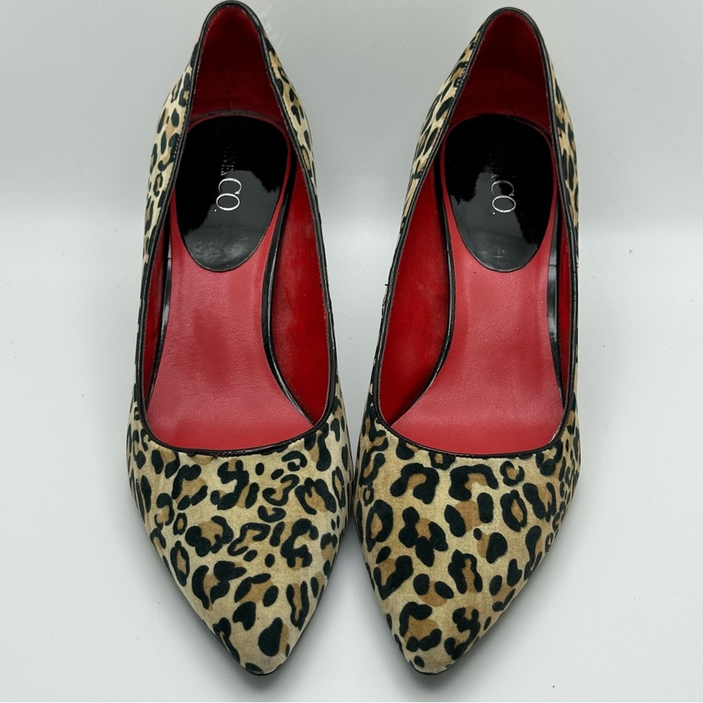 Nine & Co. Kerah leopard Animal Print print pumps Heels Leather Sz 9M - Picture 5 of 11